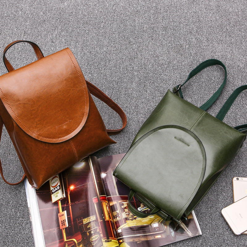Sac à dos en cuir sophistiqué pour femmes – Compagnon de voyage quotidien