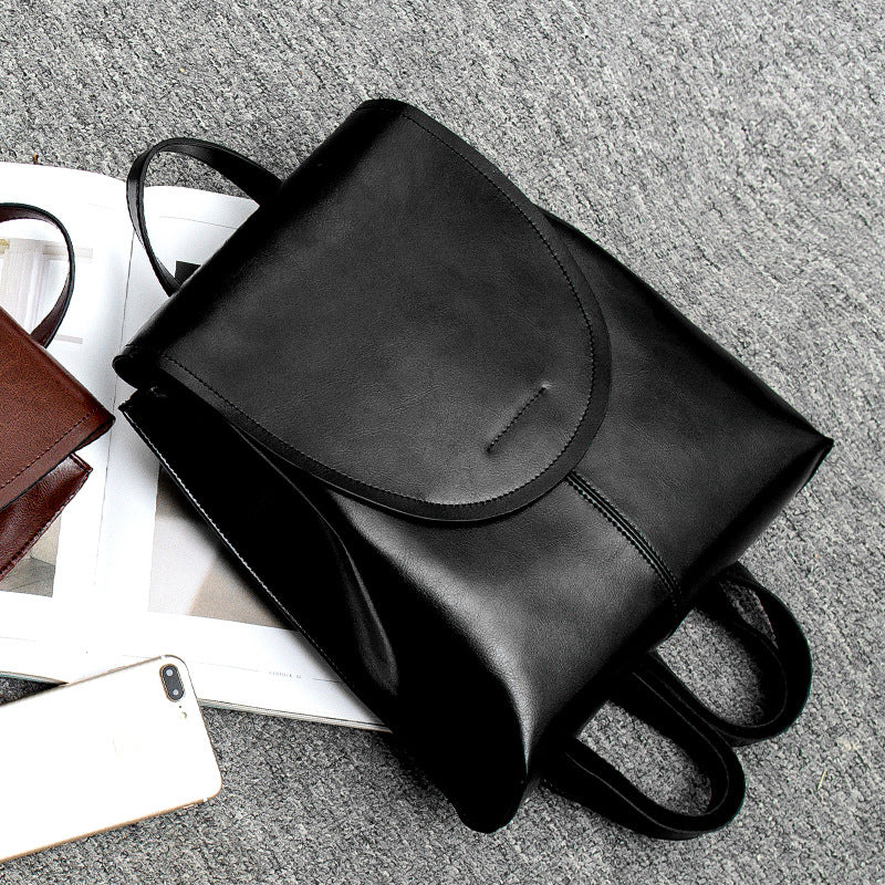 Sac à dos en cuir sophistiqué pour femmes – Compagnon de voyage quotidien