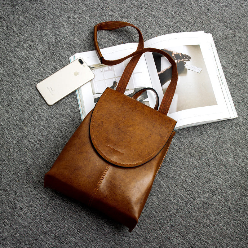 Sac à dos en cuir sophistiqué pour femmes – Compagnon de voyage quotidien