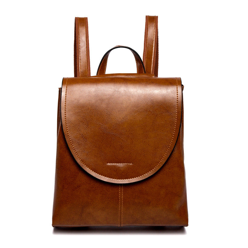 Sac à dos en cuir sophistiqué pour femmes – Compagnon de voyage quotidien