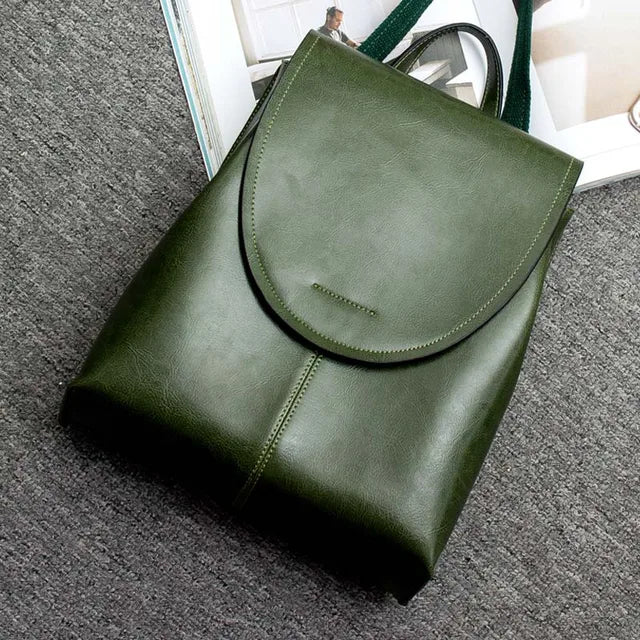 Sac à dos en cuir sophistiqué pour femmes – Compagnon de voyage quotidien