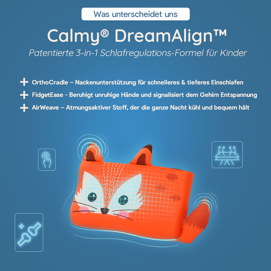 1 + 1 GRATUIT | Calmora™ | Coussin apaisant pour enfants pour un meilleur sommeil