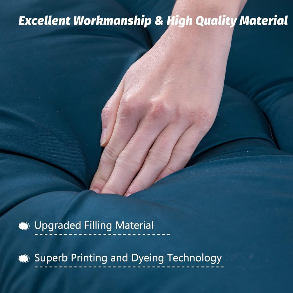Lit de sol japonais, matelas futon épais de 4 pouces, tapis de sommeil tatami pliable, lit de sol roulable pour adultes et enfants