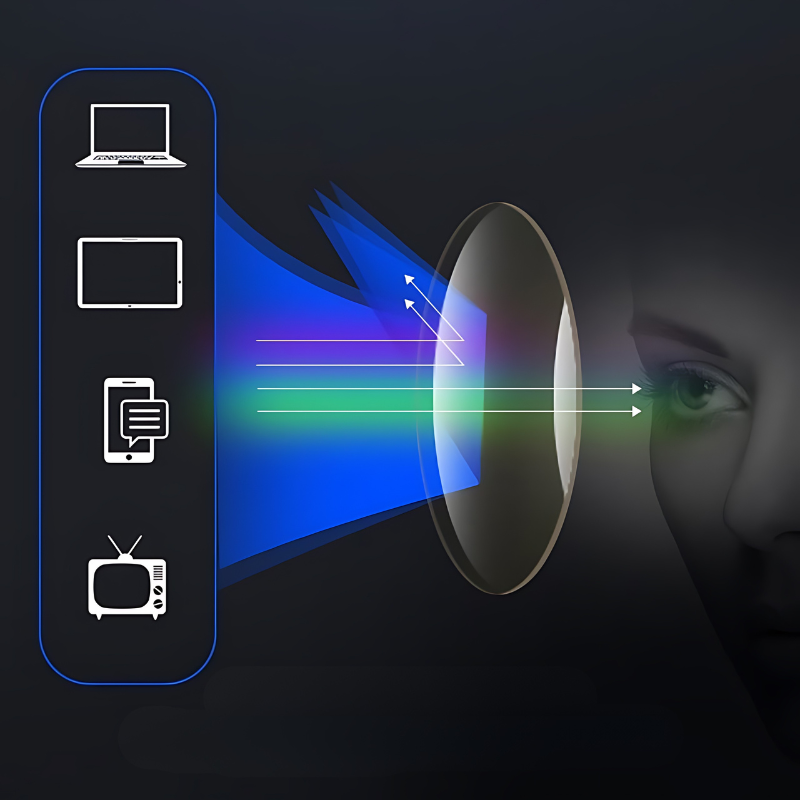 Lunettes de lecture multifocales ultralégères pour hommes et femmes - polycarbonate de haute qualité - pour la vision de près et de loin - Horloge murale