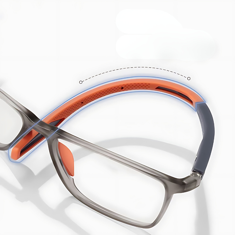 Lunettes de lecture multifocales ultralégères pour hommes et femmes - polycarbonate de haute qualité - pour la vision de près et de loin - Horloge murale