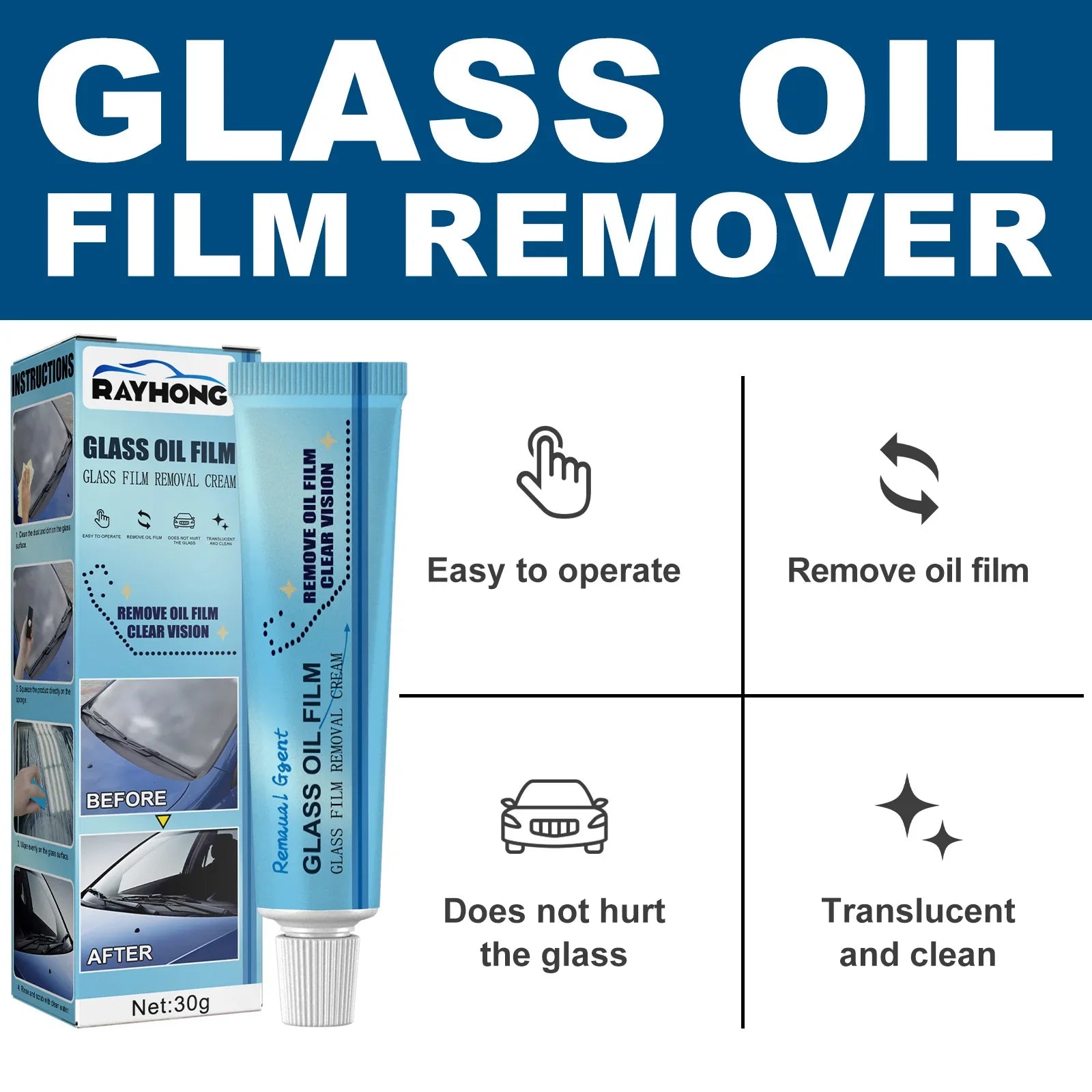 Rénovateur de Verre de Voiture CrystalClear