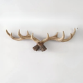 Porte-manteau mural avec design de bois de cerf, porte-chapeaux rustique, crochets muraux décoratifs pour manteaux, crochets pour manteaux d'entrée