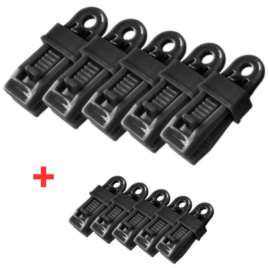 TentClips : Clips de Verrouillage Réglables pour Tente et Toile d'Ombre