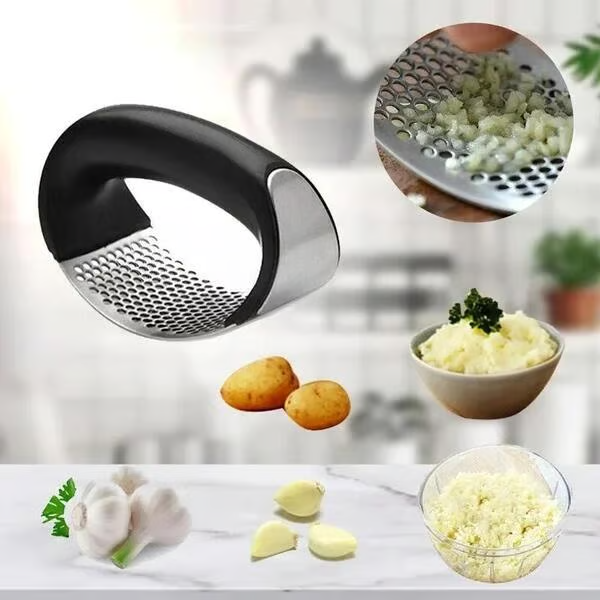 Globetrek° Presse-Ail : Presse-Ail Portable en Acier Inoxydable