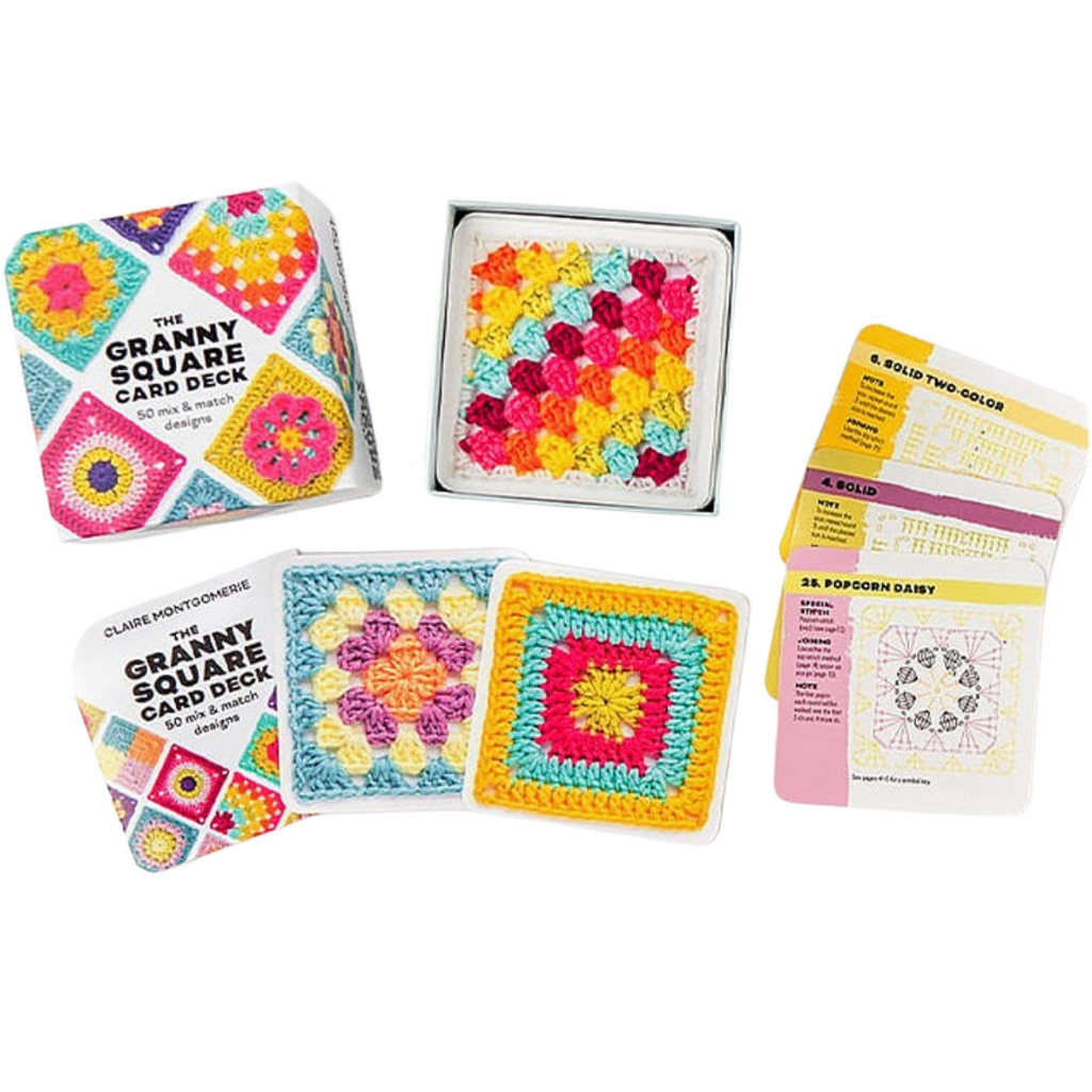 CrochetCards : Ensemble de Cartes Guide de Crochet Carré