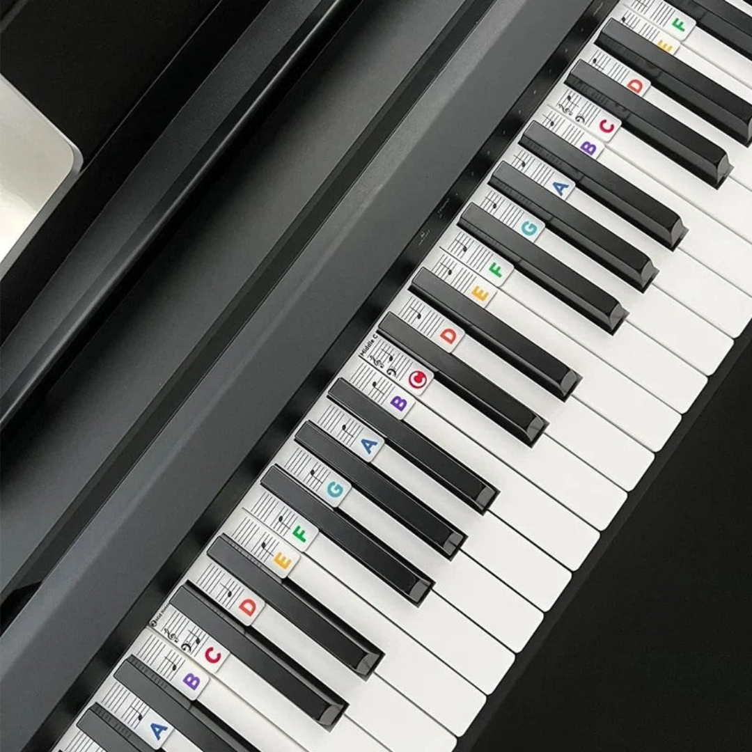 KeyboardLabel - Étiquette en Silicone Amovible pour Piano et Clavier