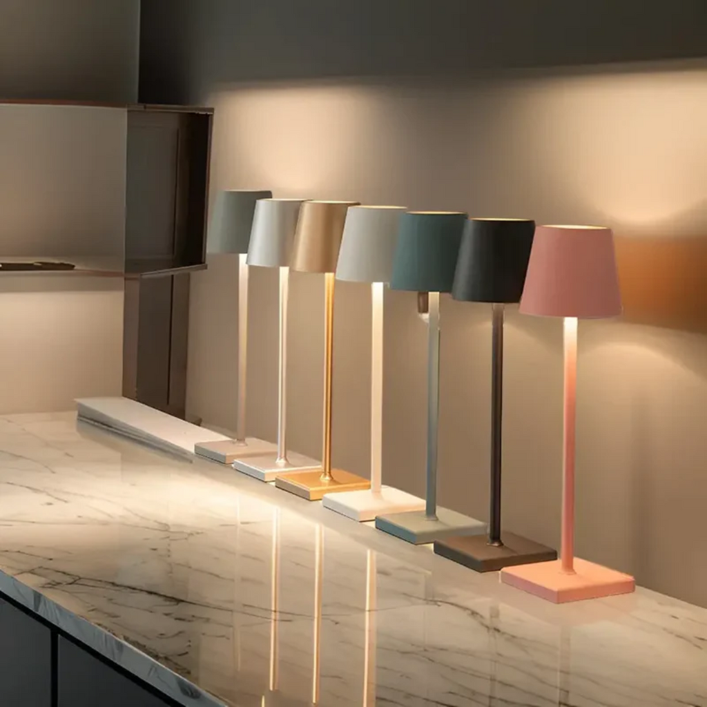 Lampe de Table Rechargeable Sans Fil Multifonctionnelle - NordicAura
