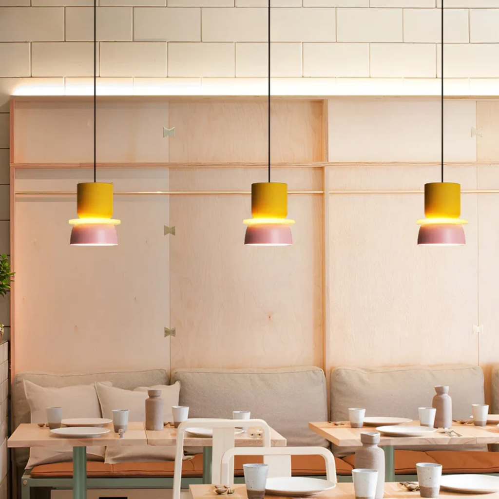 Suspension LED Macaron Colorée et Tendance - VividGlow