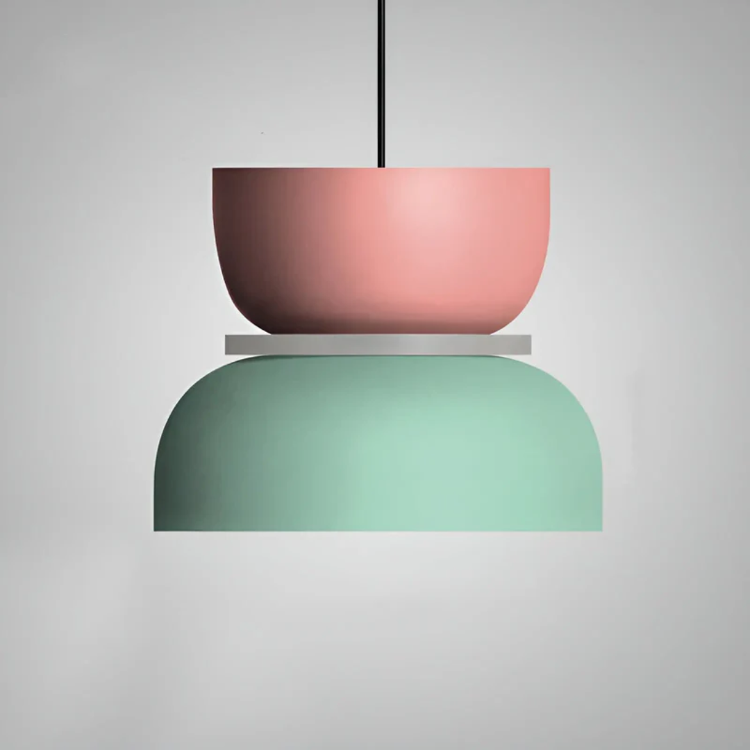 Suspension LED Macaron Colorée et Tendance - VividGlow