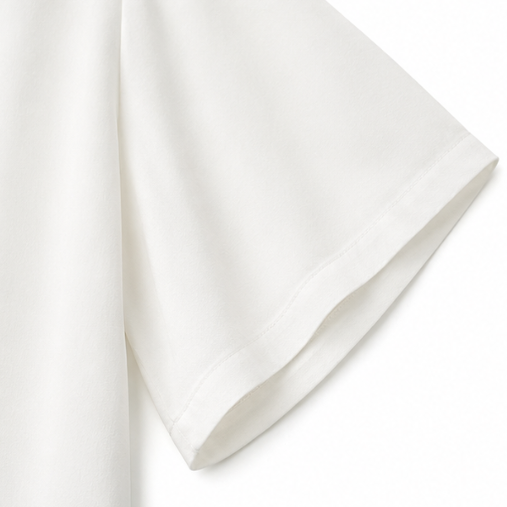Restedge – La blouse à volants qui effleure, ne colle jamais