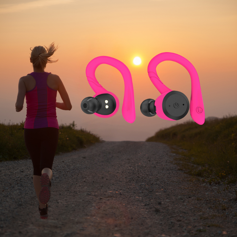 Vega - Écouteurs de sport sans fil étanches avec 20 heures de temps de jeu