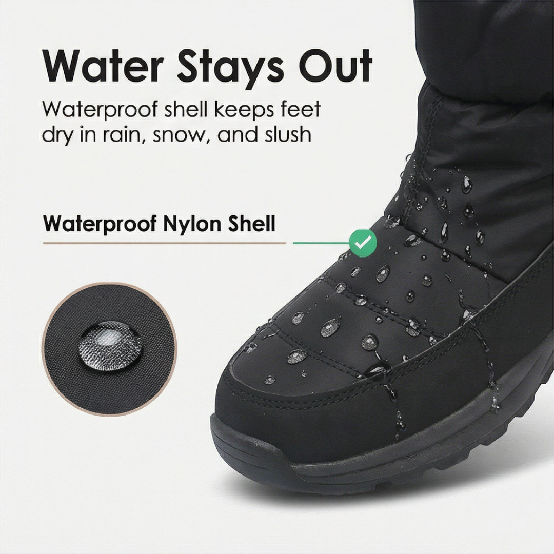 Warmstep - Bottes d'hiver pour femmes, imperméables et doublées de fourrure