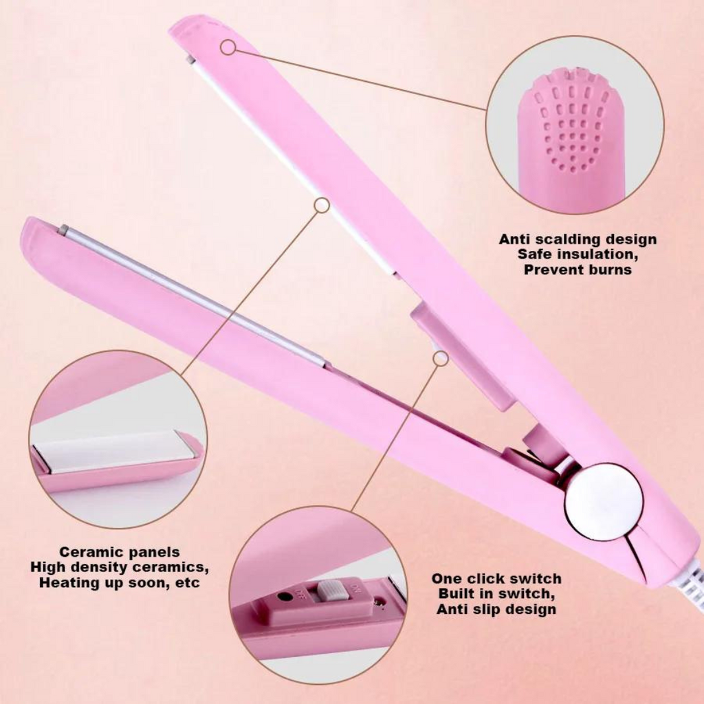 Rose® MiniCurler : Mini Fer à Friser en Céramique et Lisseur