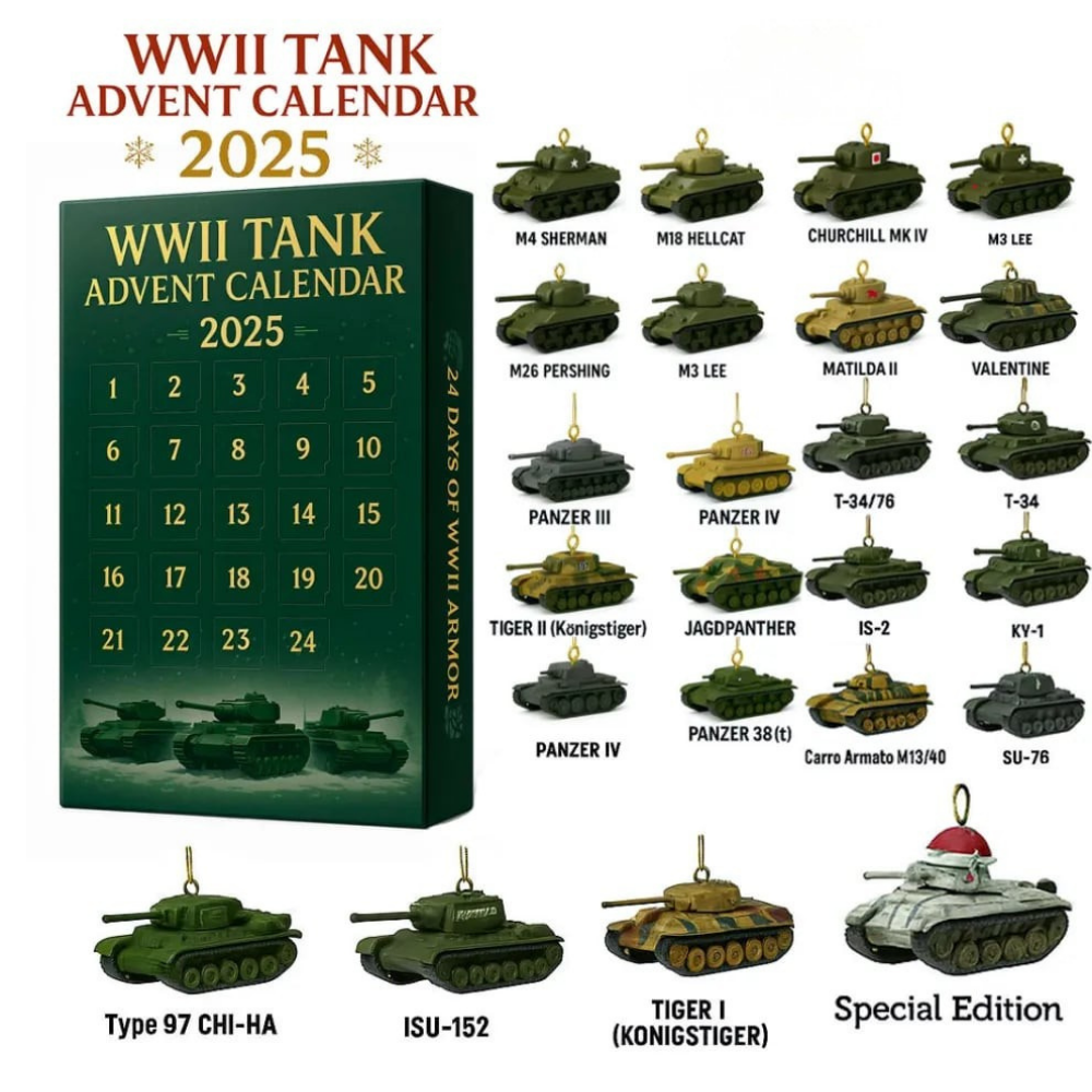 TankForge | Calendrier de l'Avent des tanks de la Seconde Guerre mondiale 2025 Expérience de collectionneur