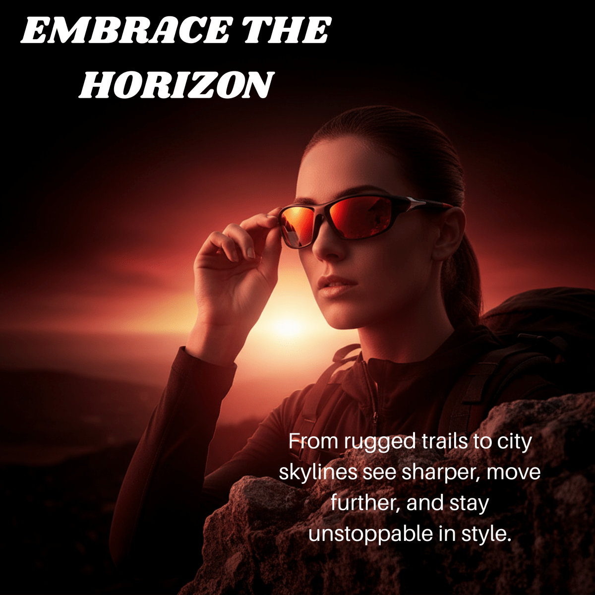 Skanto | Lunettes de sport avec verres polarisés et protection UV400