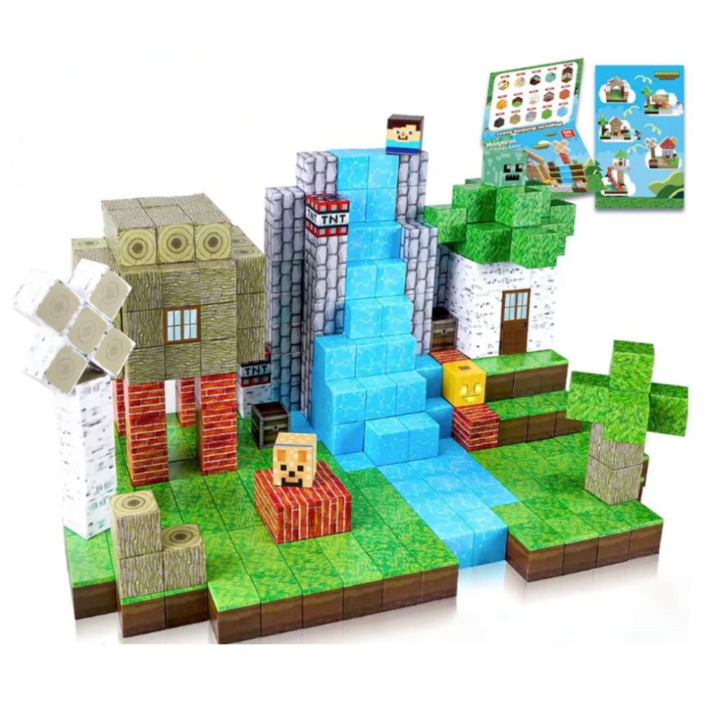 MineBlocks - Ensemble de construction magnétique Minecraft