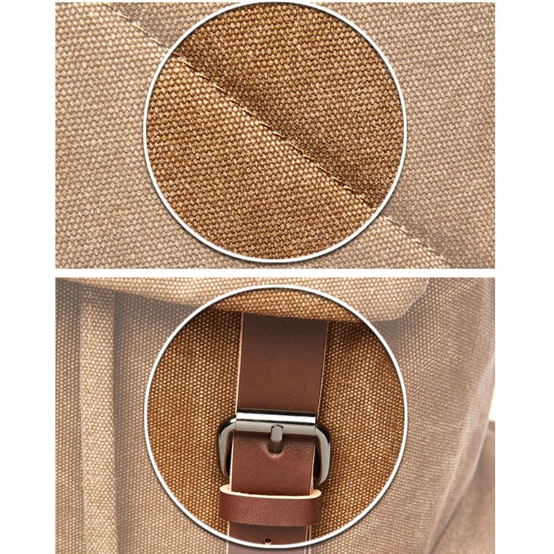 Sac à dos en toile classique avec un grand espace de rangement pour les aventures quotidiennes