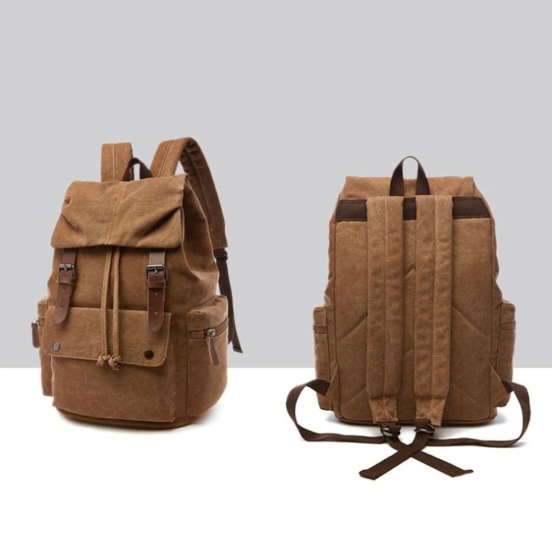 Sac à dos en toile classique avec un grand espace de rangement pour les aventures quotidiennes