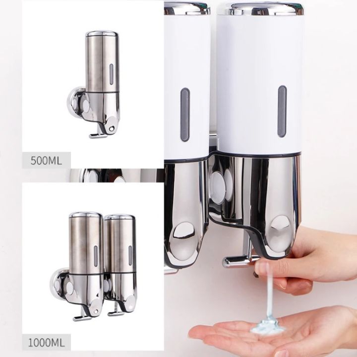 AquaGlide - Distributeur de savon mural élégant avec finition premium