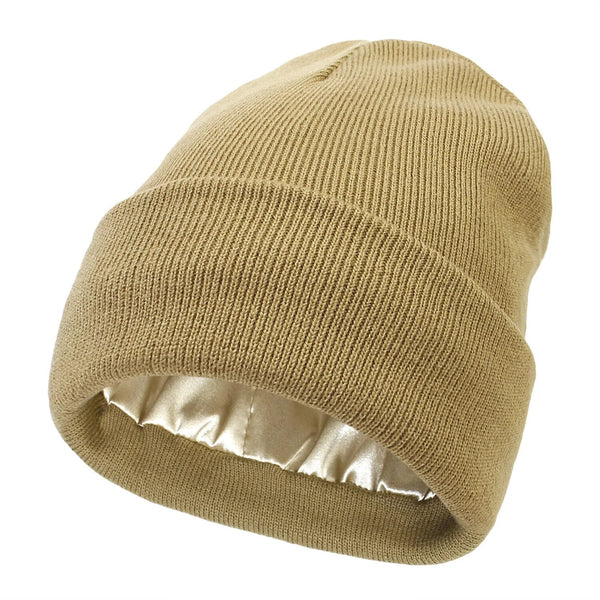 Chapeau d'Hiver Doublé en Soie - Noor
