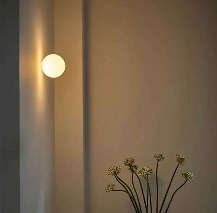 Lampe Globe à Lumière Blanc Chaud pour Montage Murale