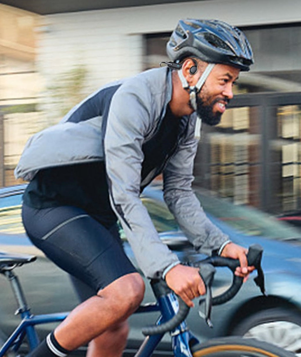 Casque à conduction osseuse | Étanche IPX8 jusqu'à 30m | Bluetooth 5.4 + 32 Go MP3