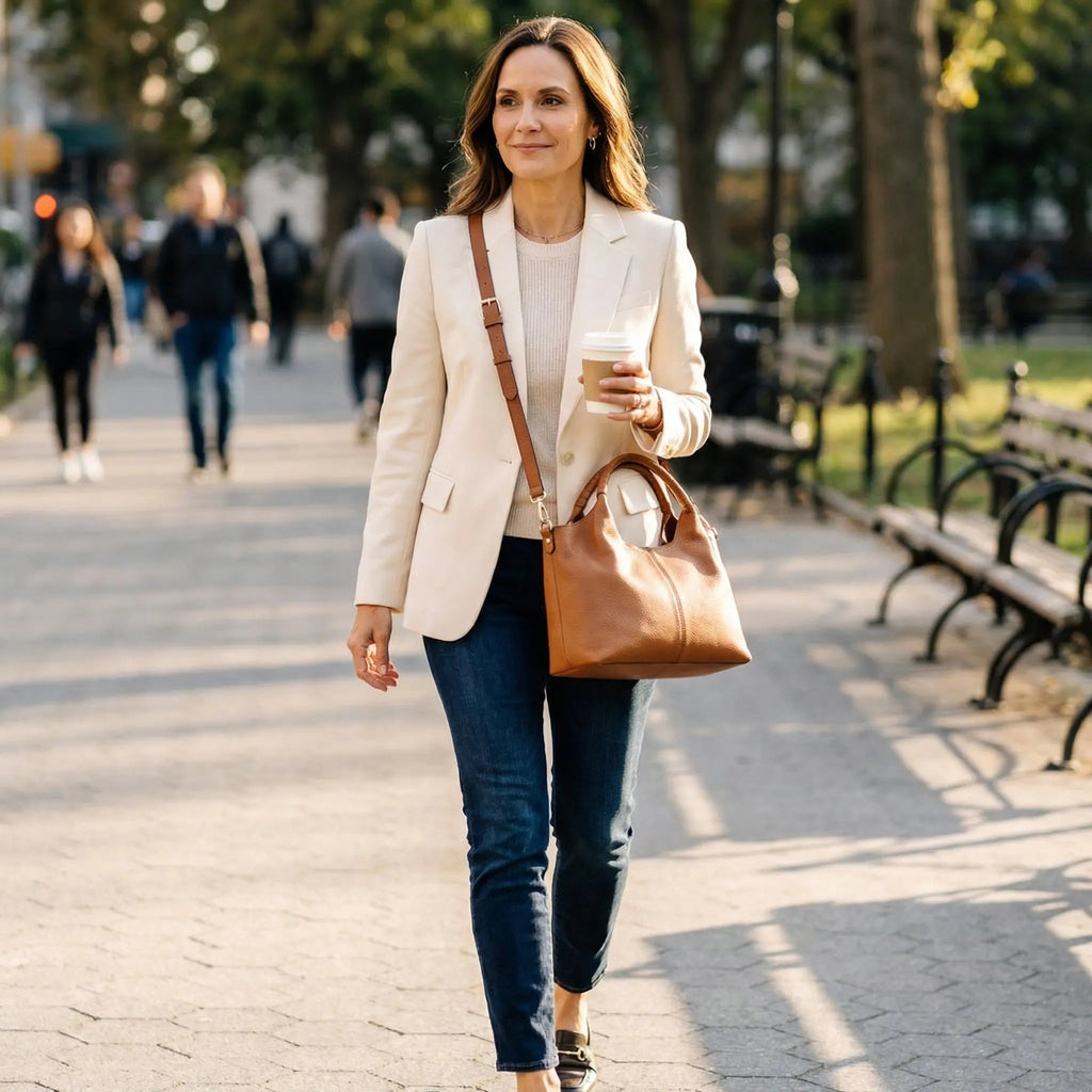 Sac hobo en cuir synthétique polyvalent et organisé