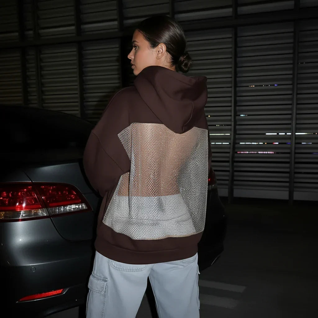BackStageGlow | Quand les lumières s'allument, ce sweat brille non seulement, mais domine l'espace