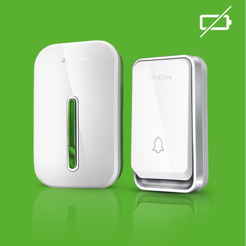 Sonnette sans batterie sans fil avec design étanche et portée étendue