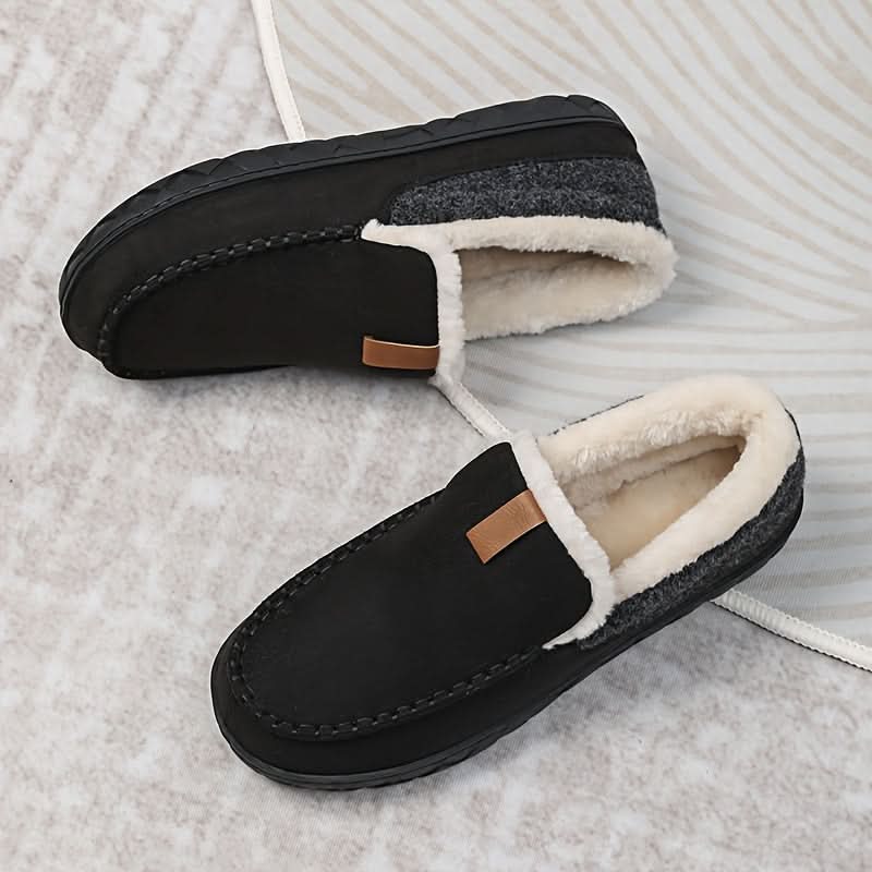 TERRAWOOL – Mocassins chauds pour hommes en laine synthétique