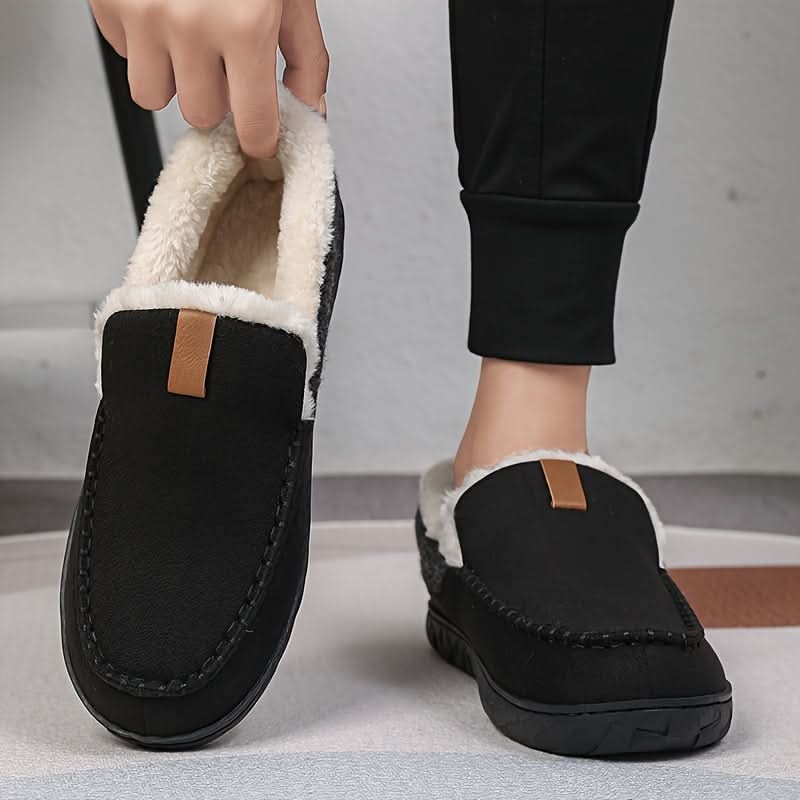TERRAWOOL – Mocassins chauds pour hommes en laine synthétique