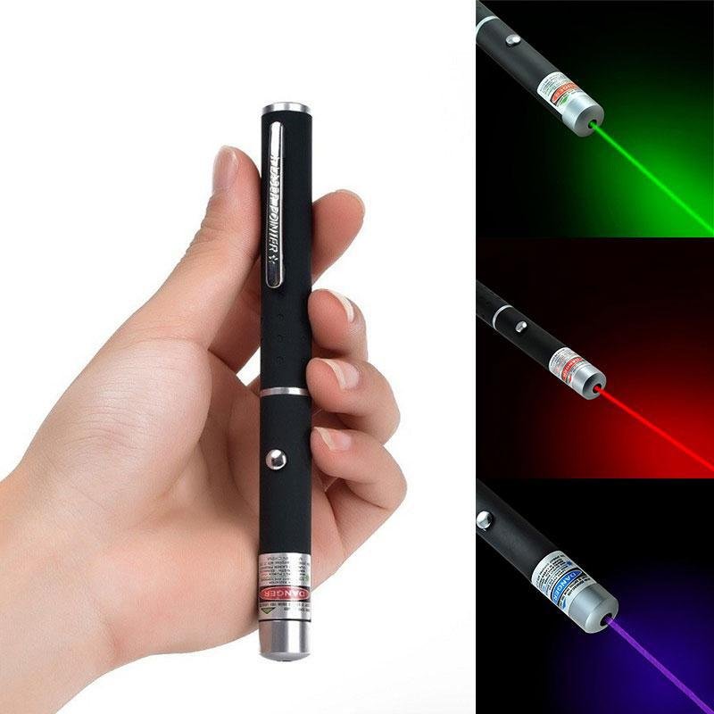 Brehn | Laser pointe haute performance avec plusieurs couleurs – Rouge, Vert, Bleu-Violet