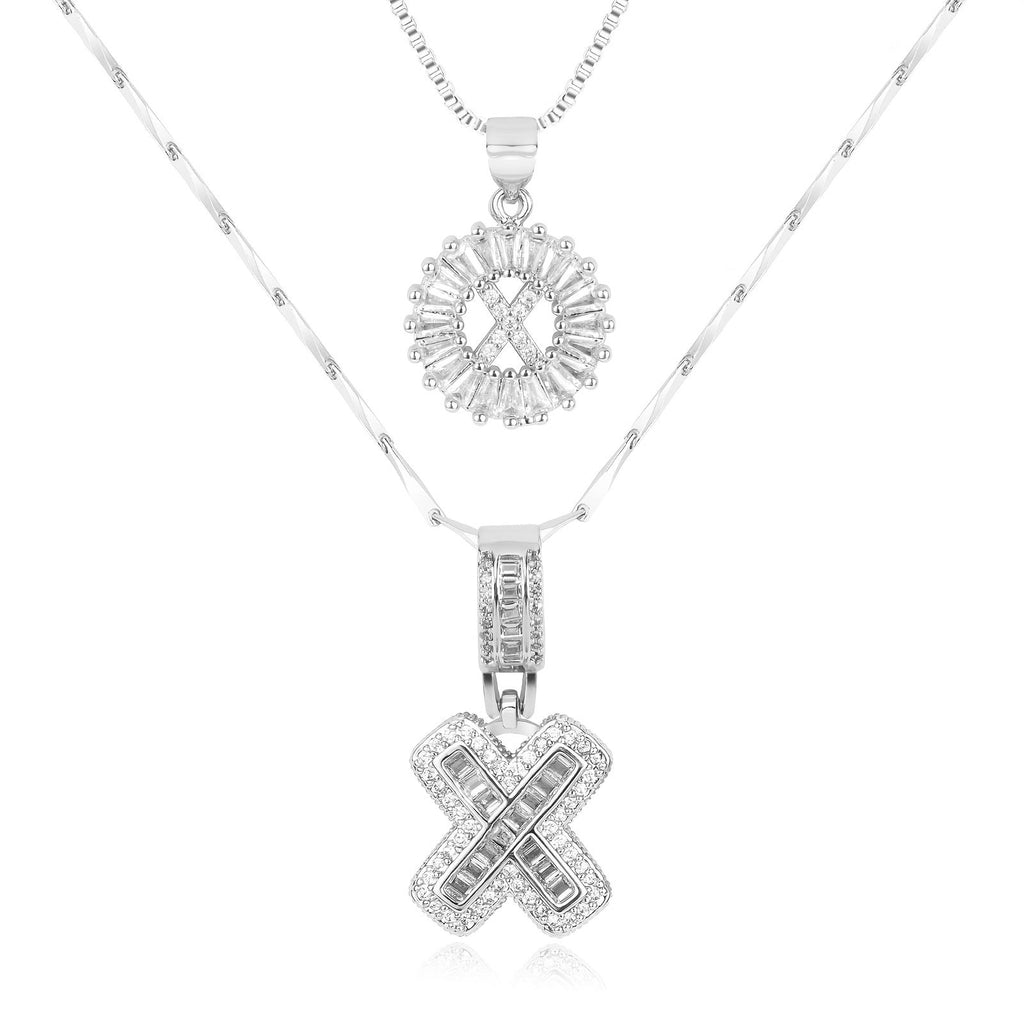 Collier GemLetter - Pendentif Initial avec Finition Luxe