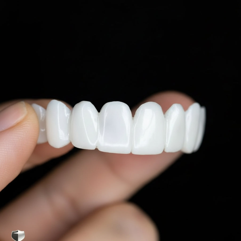 SMILEFLEX – Prothèse dentaire avec lentilles dentaires blanches