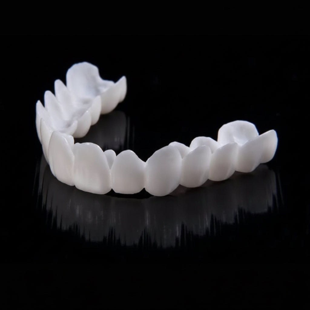 SMILEFLEX – Prothèse dentaire avec lentilles dentaires blanches