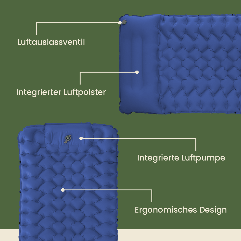Matelas de sol ultraléger et compact - parfait pour les déplacements