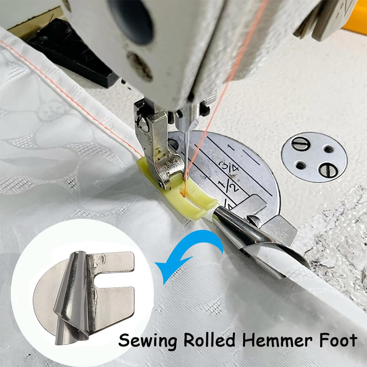 Pied de surjet à ourlet roulé Precision Edge Stitcher