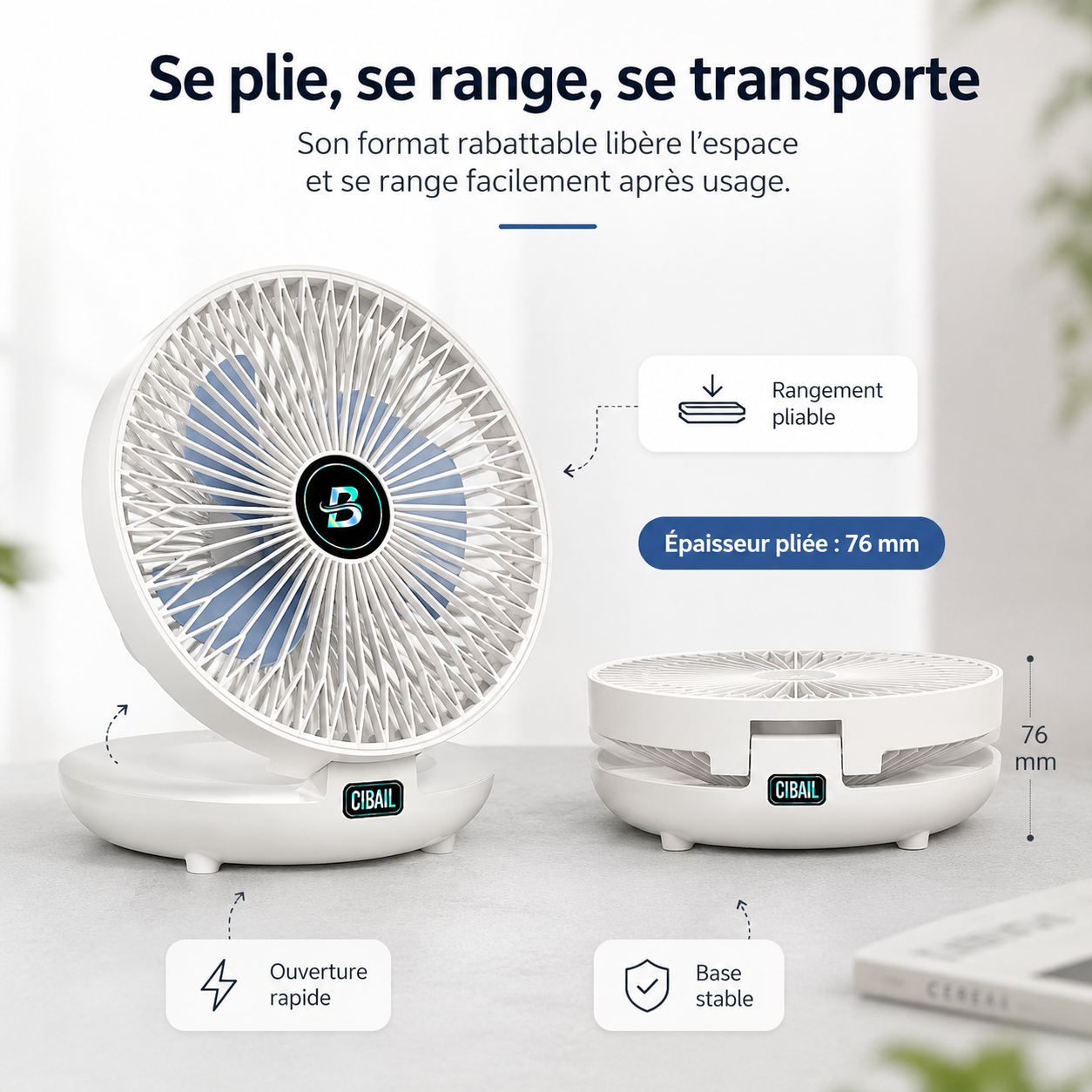 Ventilateur de Cuisine Domestique à Double Usage