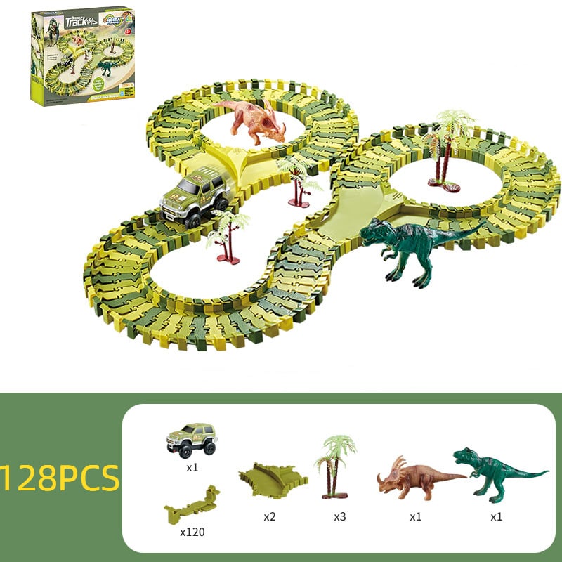 Kletshuts™ FlexibleTrack - Ensemble de jouets de rails flexibles