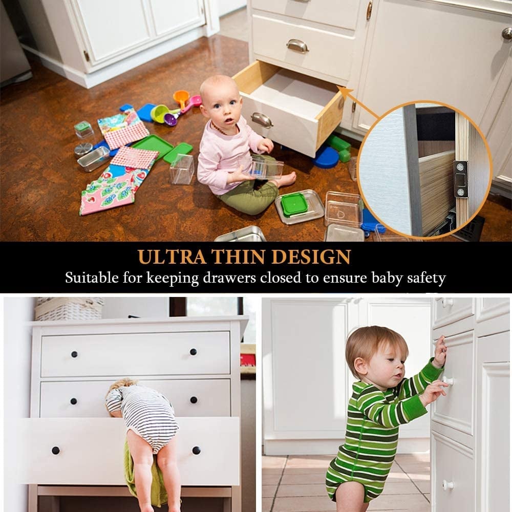 Magnets de porte de cabinet invisibles