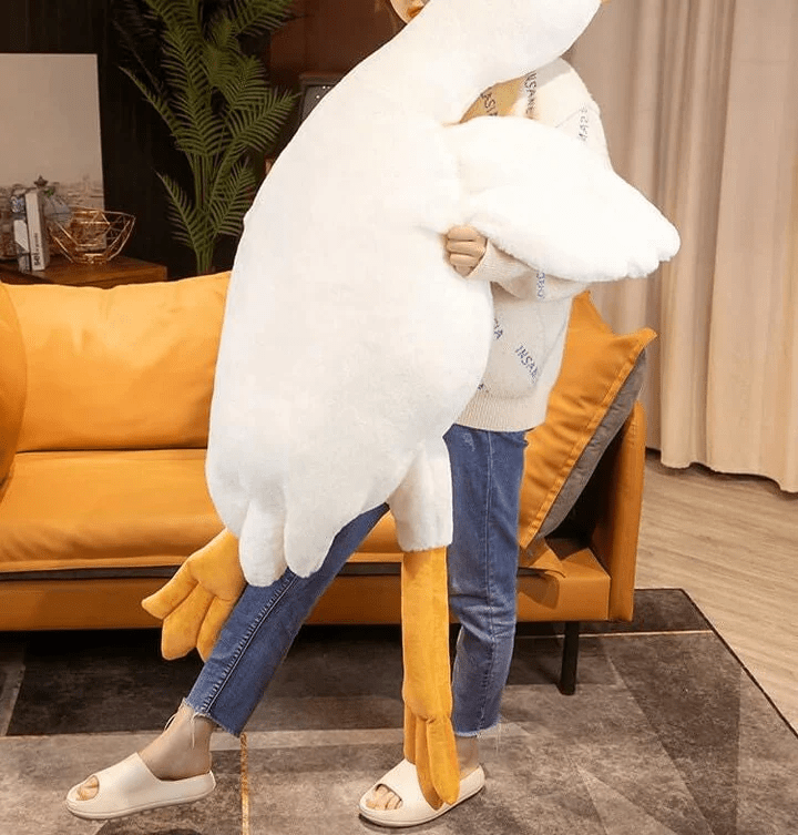 DreamNest™ Oie en Peluche — Votre Étreinte Apaisante pour un Calme Instantané et un Confort Bienheureux