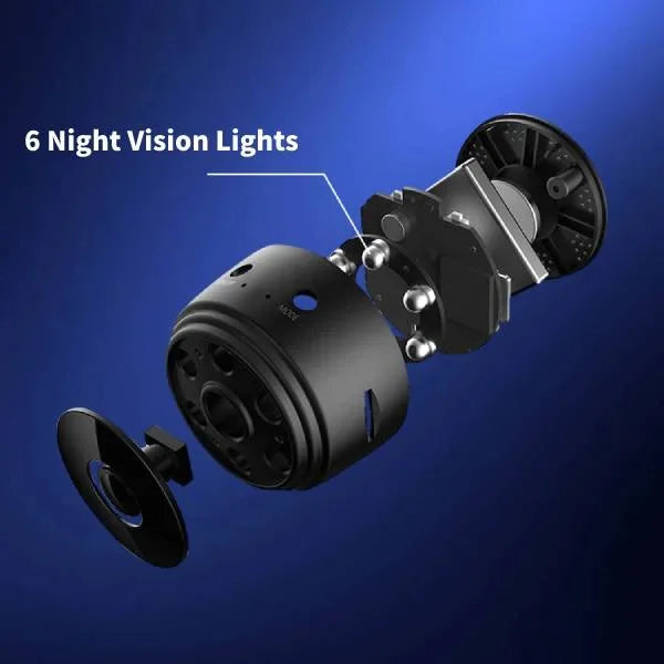 Caméra de Recul Sans Fil Full HD 720P Noire avec Vision Nocturne pour Camping-Car, Caravane, Remorque, Camion avec Commande par App et Support Magnétique | Sansoti