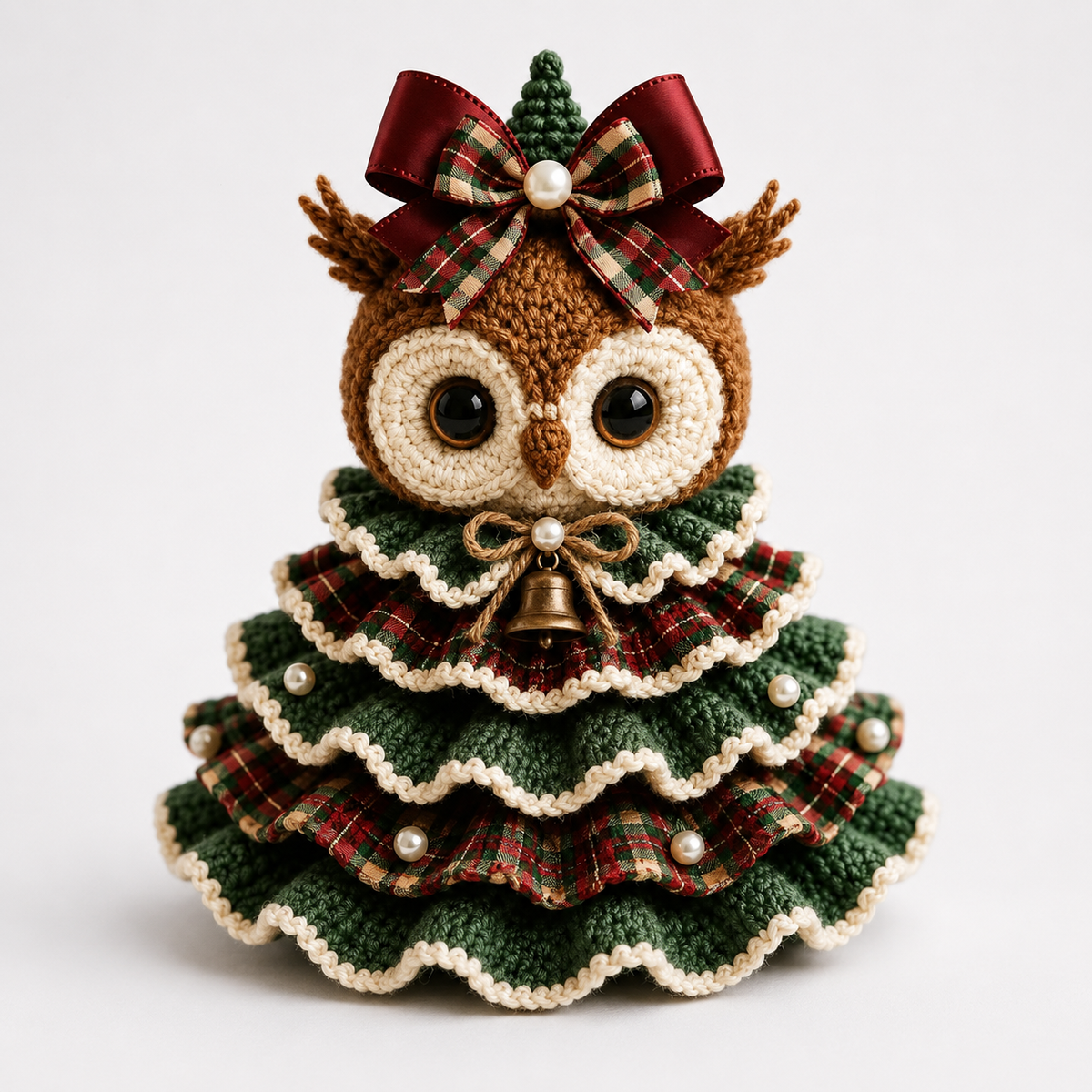 Cottagerow – Kit de décoration de Noël en crochet de vache des Highlands