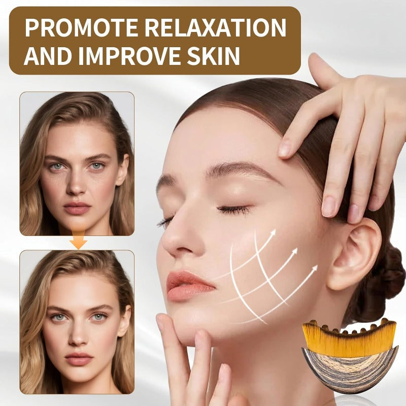 Brosse de Contour Facial & Drainage Lymphatique