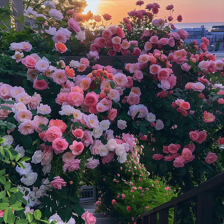 🌺Graines de Rose Grimpante | Engrais Gratuit--Supplément en azote, phosphore et potassium